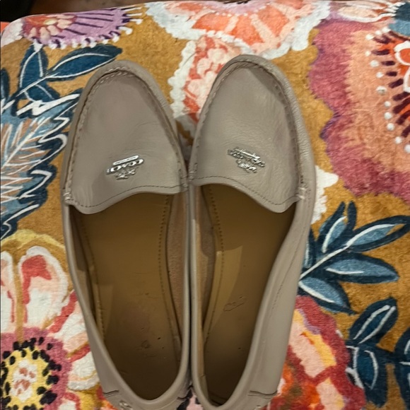 Coach Tan Flats Moccasin-Style Loafers - Picture 6 of 9